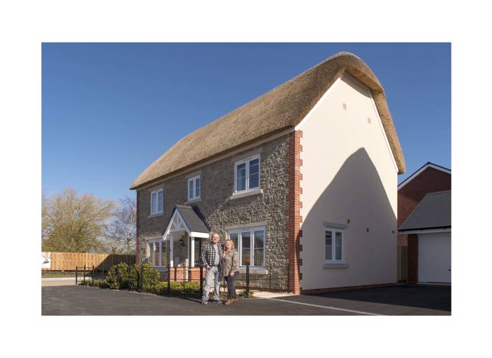 First residents move to beautiful new thatch home at Blackmore Meadows